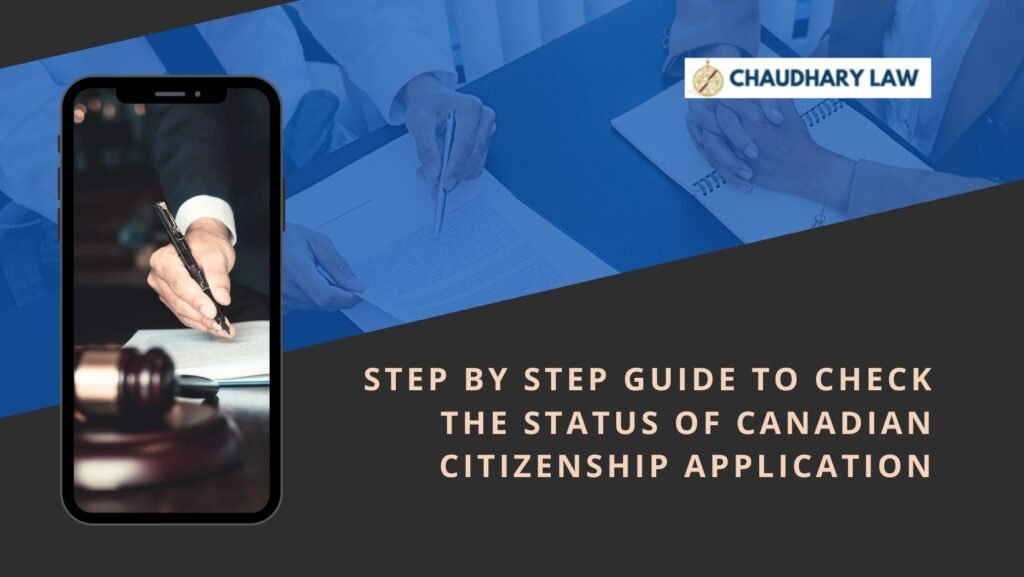 Check The Status Of Canadian Citizenship Application
